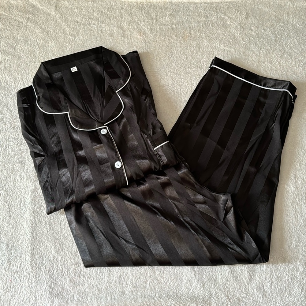 SHEIN faux satin pajamas (3XL)